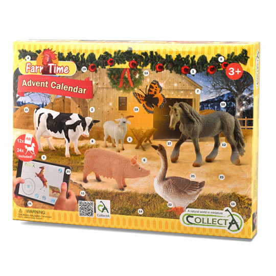 Collecta Mac Toys Adventní kalendář-farma a koně