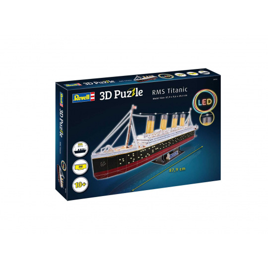 Revell 3D Puzzle REVELL 00154 - RMS Titanic (LED Edition)