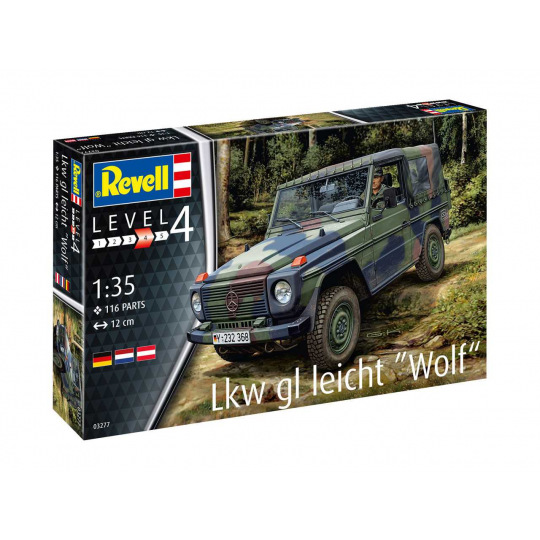 Revell Plastic ModelKit military 03277 - Lkw gl leicht "Wolf" (1:35)