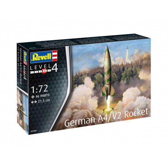 Revell Plastic ModelKit raketa 03309 - German A4/V2 Rocket (1:72)