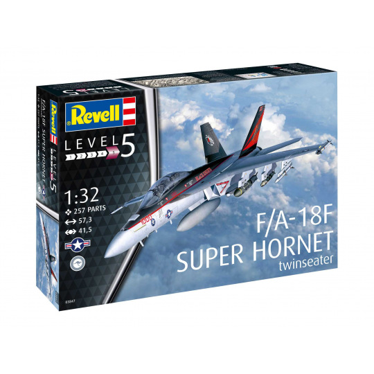 Revell Plastic ModelKit letadlo 03847 - F/A-18F Super Hornet (1:32)