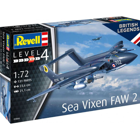 Revell Plastic ModelKit letadlo 03866 - Sea Vixen FAW 2 "70th Anniversary" (1:72)