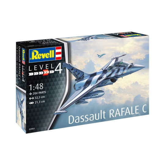Revell Plastic ModelKit letadlo 03901 - Dassault Rafale C (1:48)