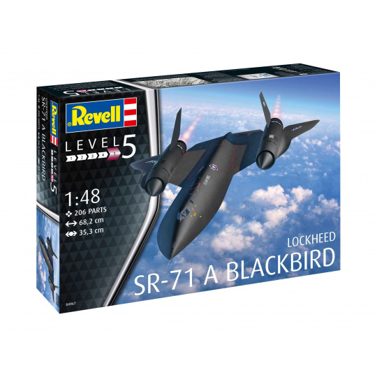 Revell Plastic ModelKit letadlo 04967 - Lockheed SR-71 A Blackbird (1:48)