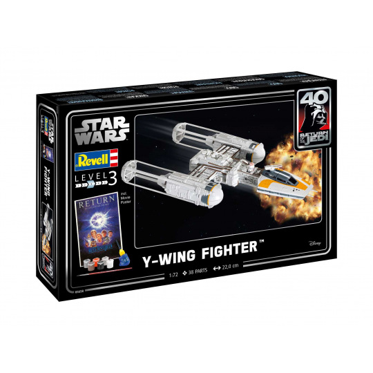 Revell Gift-Set SW 05658 - Y-wing Fighter (1:72)