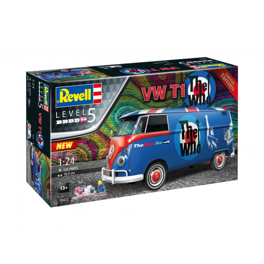 Revell Gift-Set auto 05672 - VW T1 "The Who" (1:24)