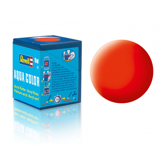 Revell barva akrylová - 36125: matná světle oranžová (luminous orange mat)