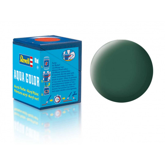 Revell Barva Revell akrylová - 36139: matná tmavě zelená (dark green mat)