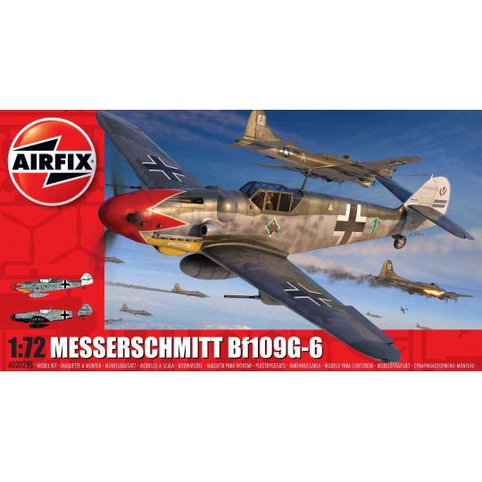 Airfix Classic Kit letadlo A02029B - Messerschmitt Bf109G-6 (1:72)