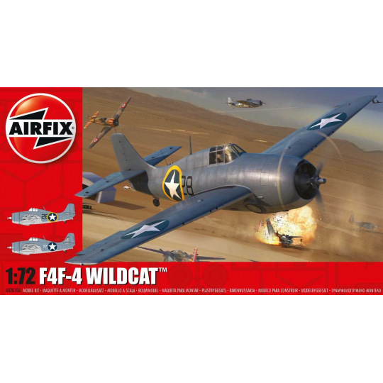 Airfix Classic Kit letadlo A02070A - Grumman F4F-4 Wildcat (1:72)