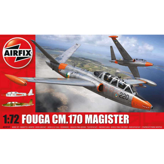Airfix Classic Kit letadlo A03050 - Fouga Magister (1:72)