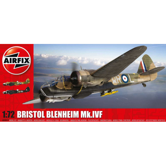 Airfix Classic Kit letadlo A04017 - Bristol Blenheim MkIV (Fighter) (1:72)