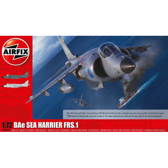 Airfix Classic Kit letadlo A04051A - Bae Sea Harrier FRS1 1/72 (1:72)