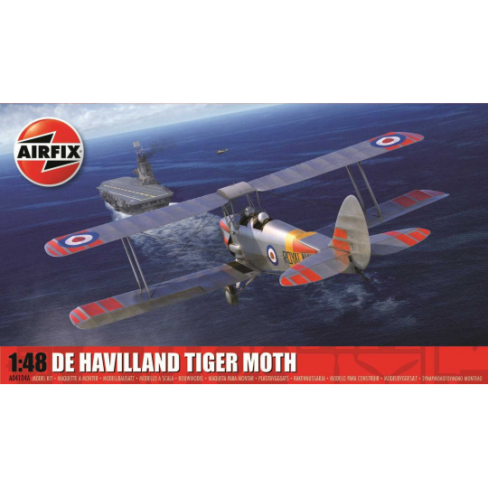 Airfix Classic Kit letadlo A04104A - De Havilland Tiger Moth (1:48)