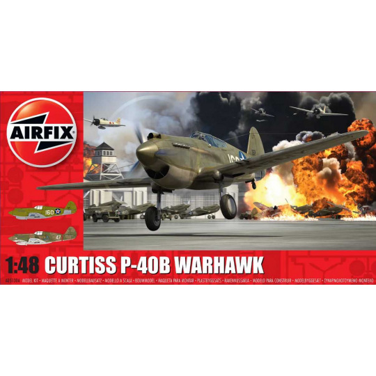 Airfix Classic Kit letadlo A05130A - Curtiss P-40B Warhawk 1:48 (1:48)