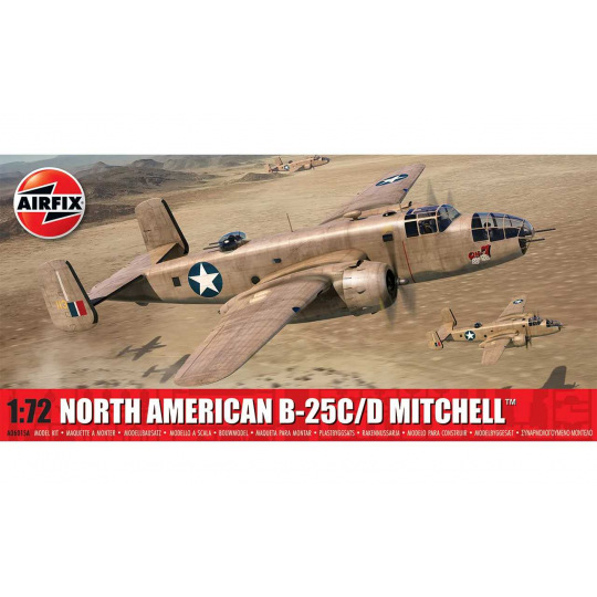 Airfix Classic Kit letadlo A06015A - North American B-25C/D Mitchell (1:72)