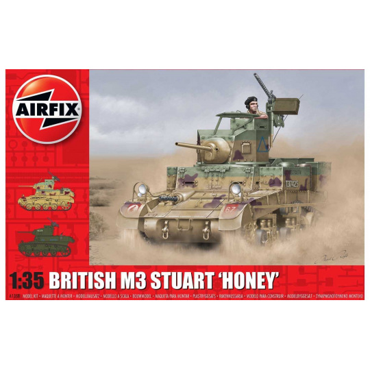 Airfix Classic Kit tank A1358 - M3 Stuart, Honey (British Version) (1:35)