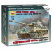 Zvezda Wargames (WWII) military 6204 - King Tiger Ausf. B - German heavy tank (1:100)