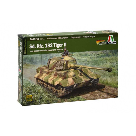 Italeri Model Kit tank 15765 -Sd. Kfr. 182 Tiger ll (1:56)