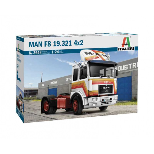 Italeri Model Kit truck 3946 - MAN F8 19.321 4x2 (1:24)