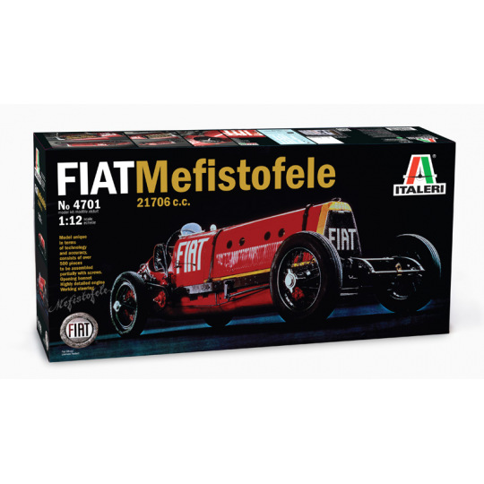 Italeri Model Kit auto 4701 - FIAT MEFISTOFELE (1:12)