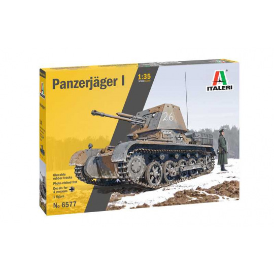 Italeri Model Kit tank 6577 - Panzerjager I (1:35)
