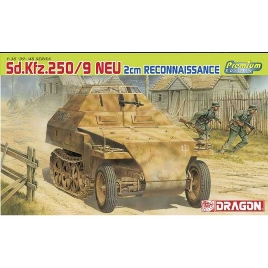 Dragon Model Kit military 6316 - Sd.Kfz.250/9 2cm RECONNAISSANCE (PREMIUM EDITION) (1:35)