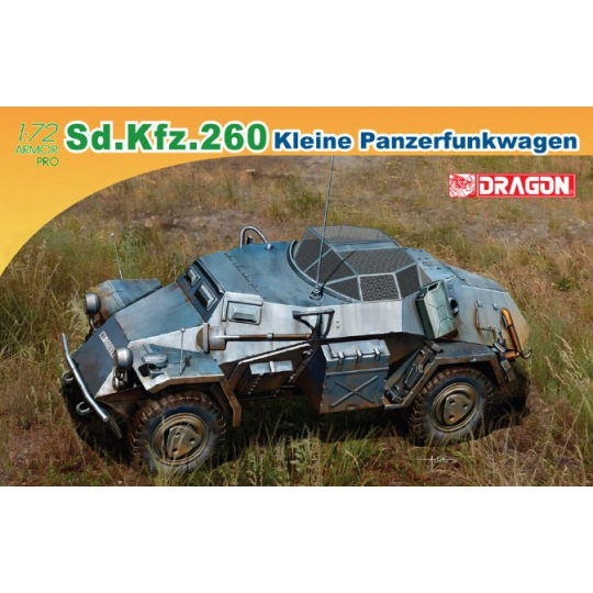 Dragon Model Kit military 7446 - Sd.Kfz.260 KLEINER PANZERFUNKWAGEN (1:72)