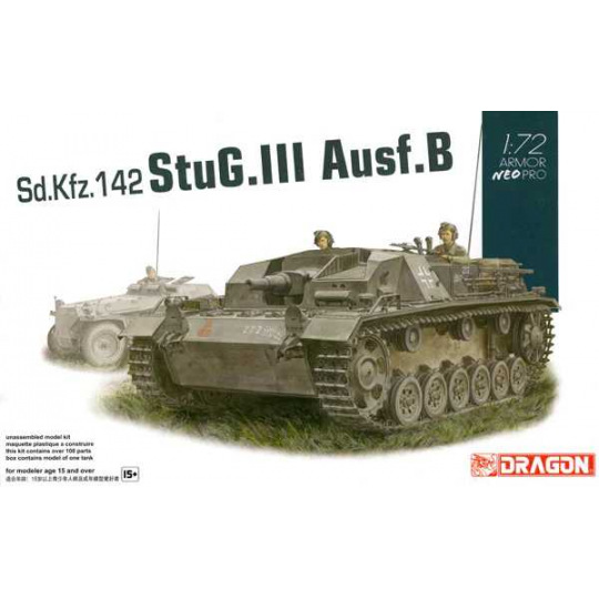 Dragon Model Kit military 7636 - StuG.III Ausf.B w/Neo Track (1:72)