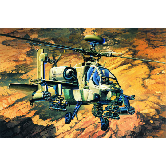 Academy Model Kit vrtulník 12262 - AH-64A (1:48)