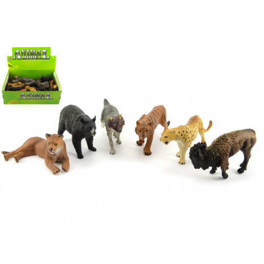 Teddies Zvířátka safari ZOO plast 10cm mix druhů 