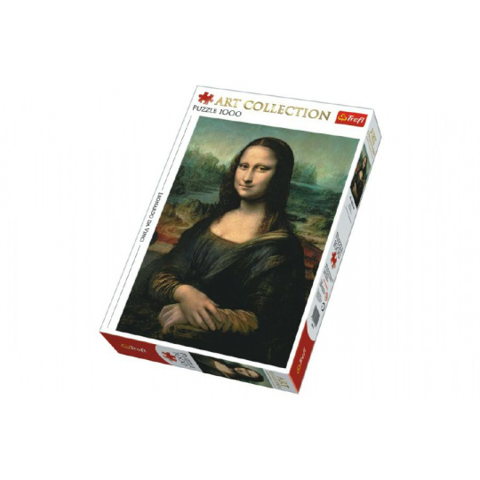 Trefl Puzzle Mona Lisa 1000 dílků 48x68cm v krabici 40x27x6cm