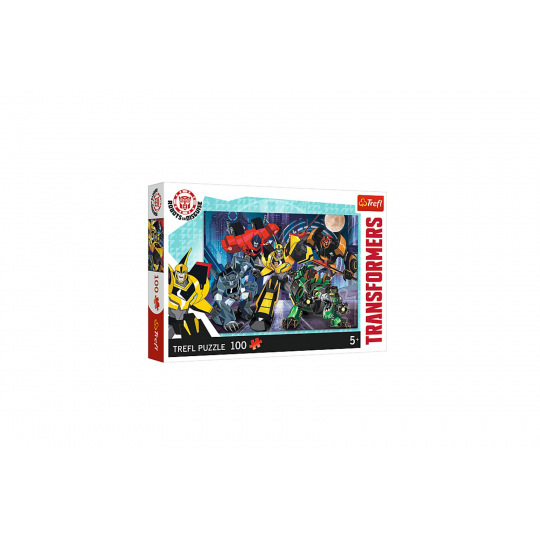 Trefl Puzzle Tým Autobotů/Transformers Robots in Disguise 100 dílků  41x27,5cm v krabici 29x19x4cm
