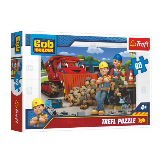 Trefl Puzzle  Bob a Wendy/Bořek Stavitel 33x22cm 60 dílků v krabici 21x14x4cm