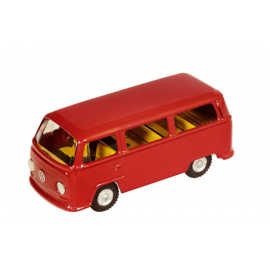 Kovap Auto VW mikrobus T2 červený kov 12cm v krabičce Kovap