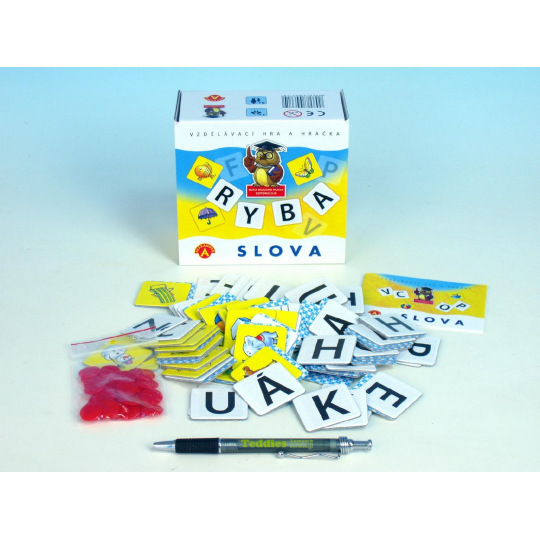 PEXI Alexander Slova didaktická společenská hra v krabičce 13,5x12,5x6cm